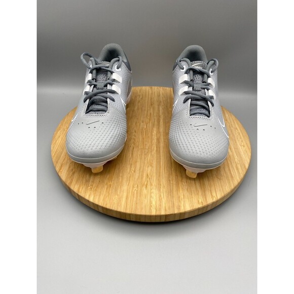 Nike Baseball Cleats Womens 7 Gray Hyperdiamond 4 Pro Softball Metal CZ5920-012 - Picture 7 of 11
